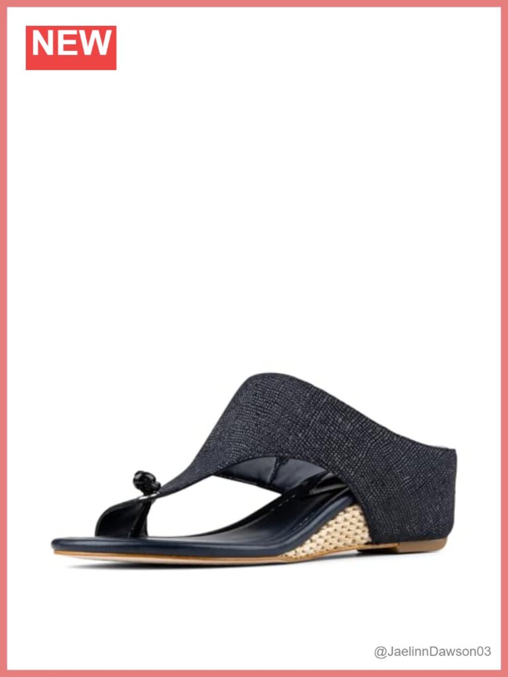 Women's Leather Wedge Sandals Comfortable Memory Foam Slip On